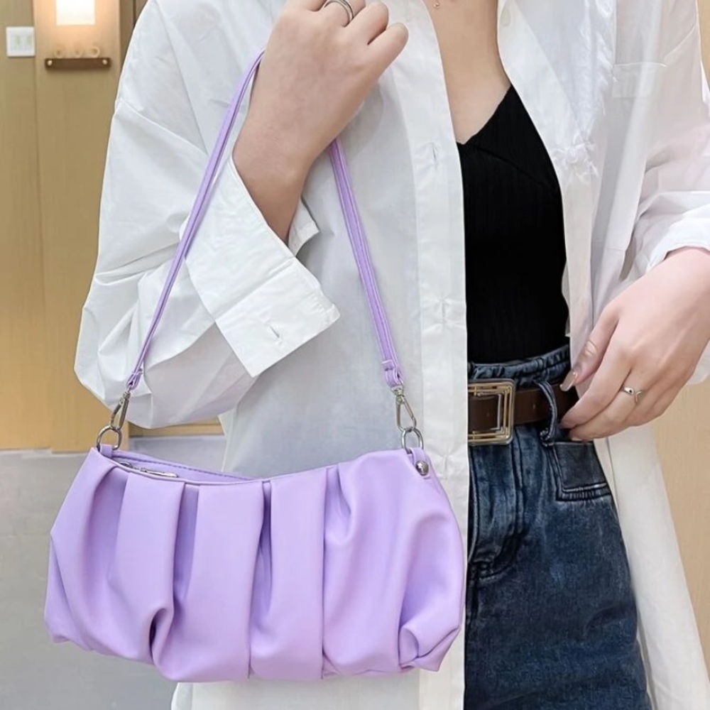 New‼️Purple Rushed Bag